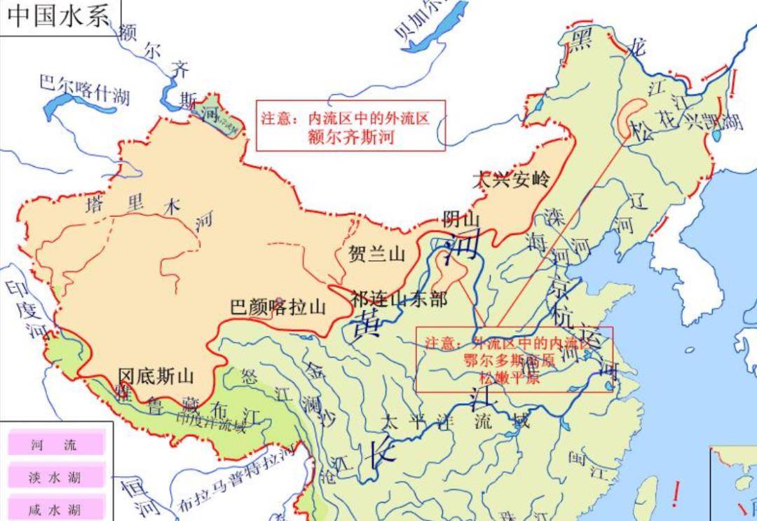 黑龙江省水系分布图图片