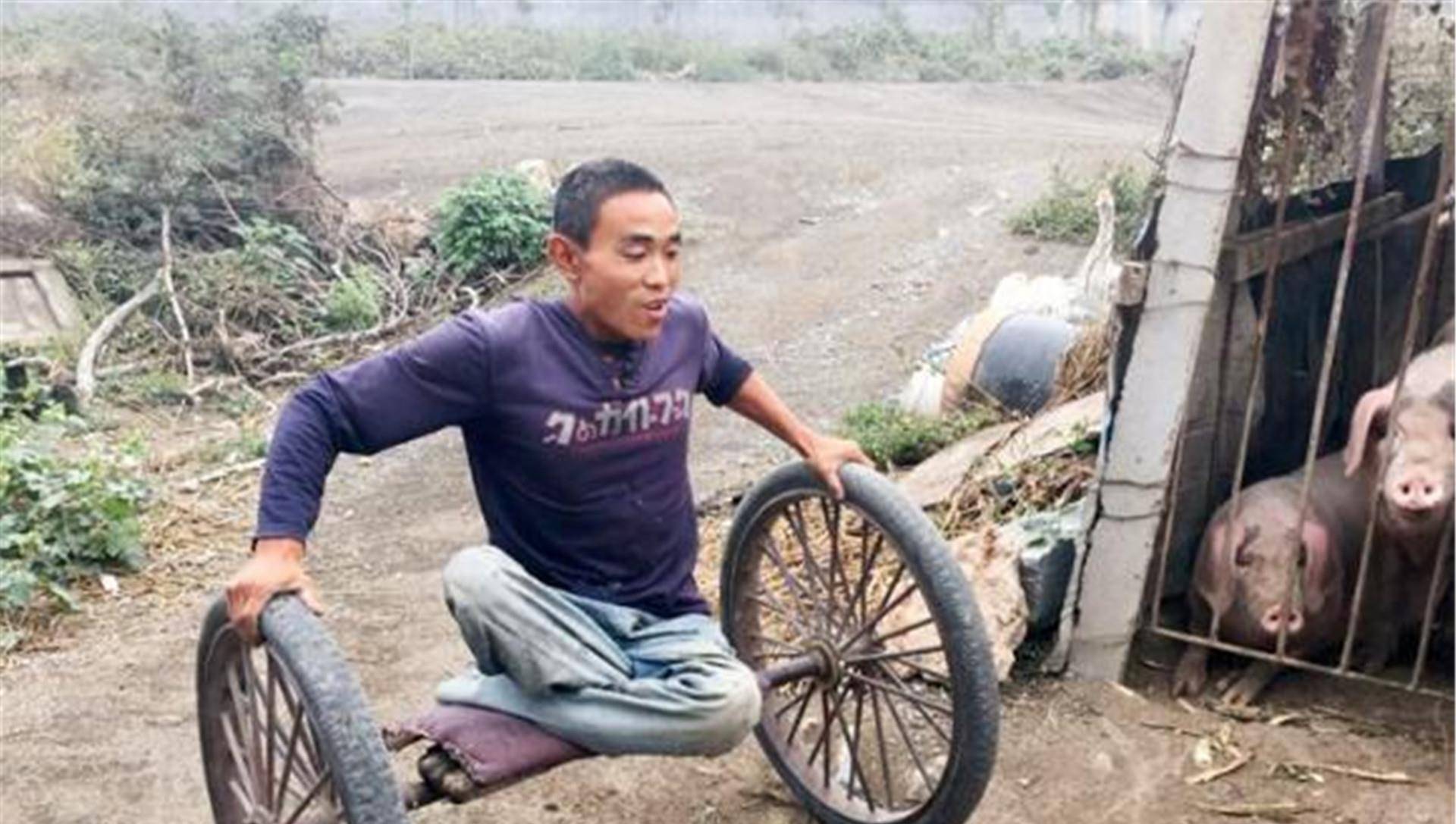 农村无腿小伙50元买来"双腿",行走20年扛起一个家,娶妻非空谈_张克研