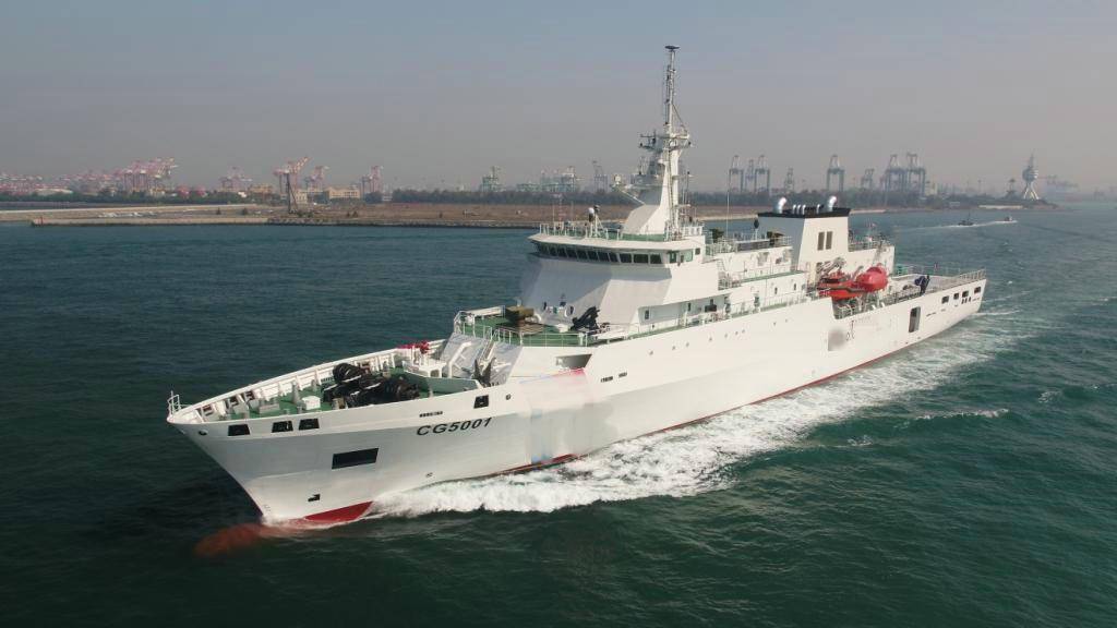 台当局3000吨巡逻船出海,想硬刚大陆海警?_金门_宜兰_吨位