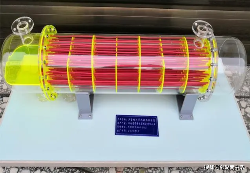 多管程列管式管壳式换热器模型_管束_mm_部分