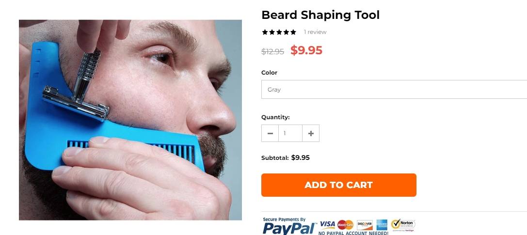 胡子工具梳facial hair shaping tool专利维权,案件编号:2024-cv