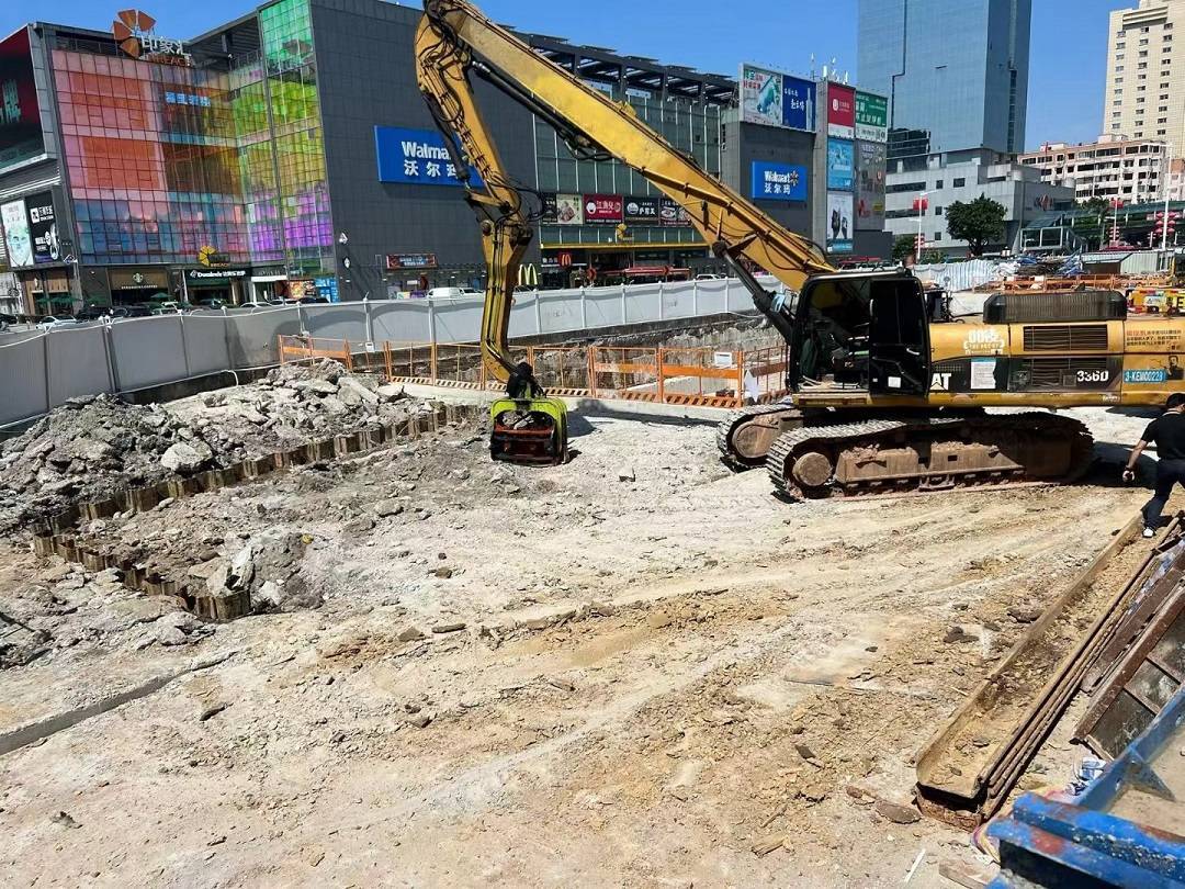 佛山拉森钢板桩施工_建筑_工程_过程