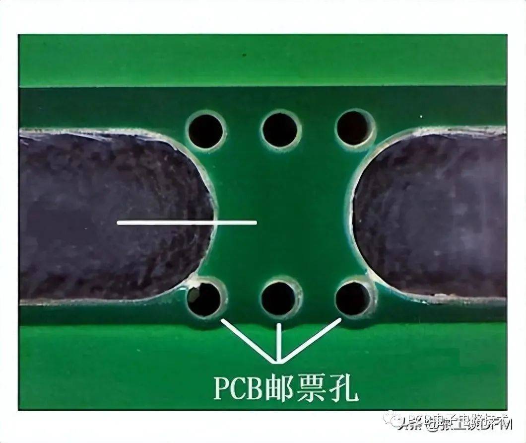 pcb邮票孔是什么?邮票孔的设计要求_组件_设计的_间距