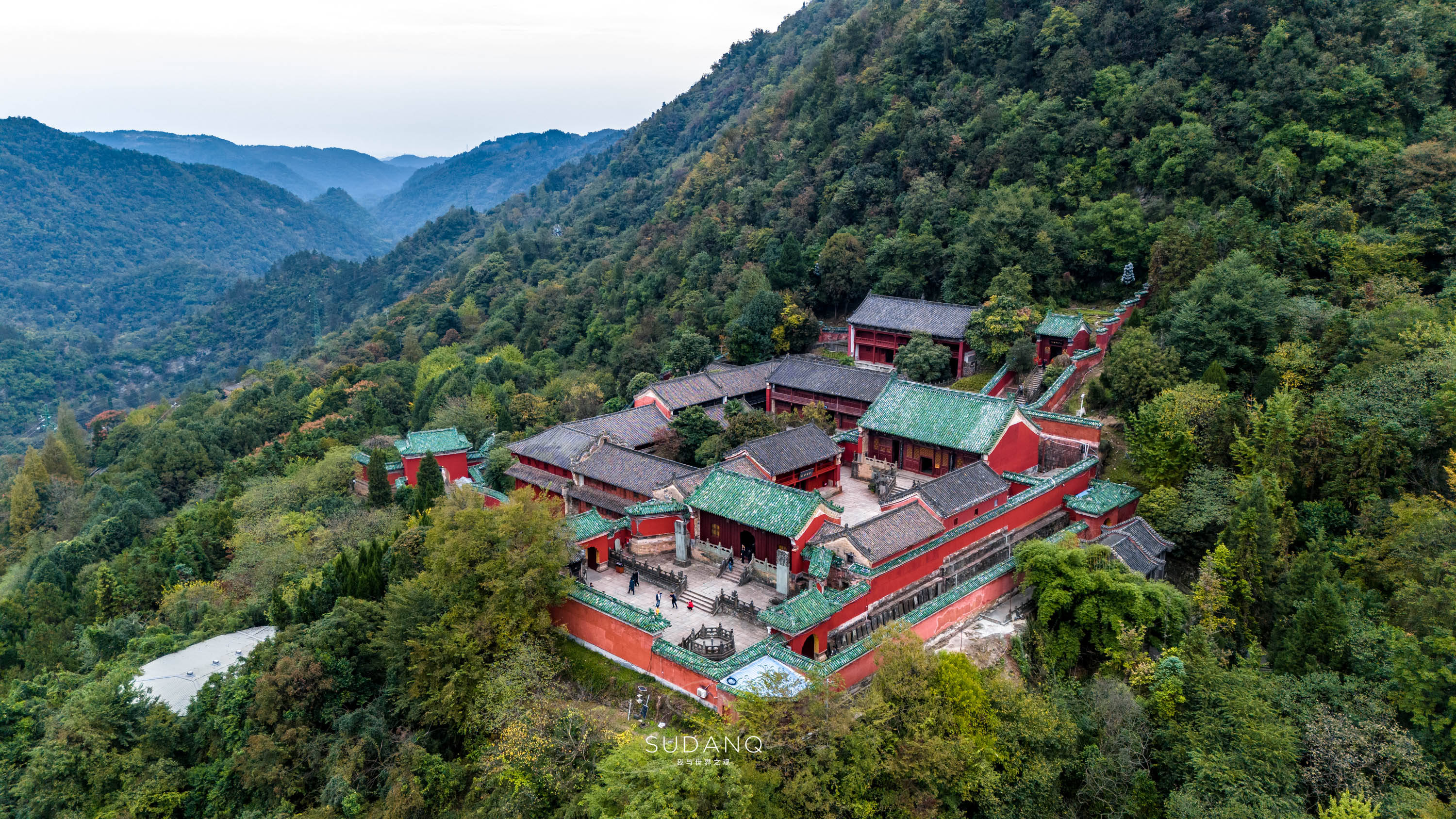 武当山五云楼图片