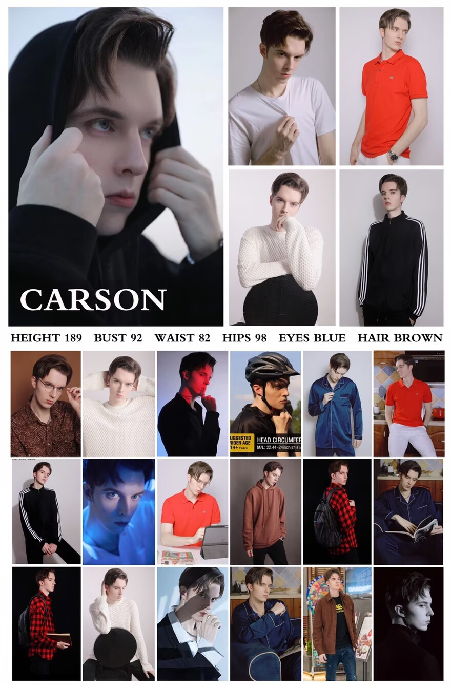 欧美男模:carson,充满时尚潮流的一位帅气男孩_高素质_专业_社交能力