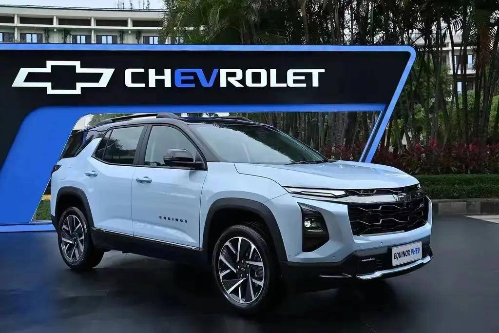 5t插混系统,雪佛兰equinox phev实车亮相,采用新家族设计_搜狐汽车