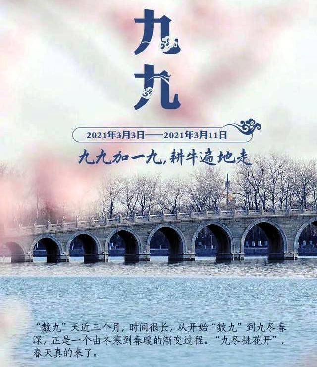 看数九如何预测天气变化?_古人_寒去_生产