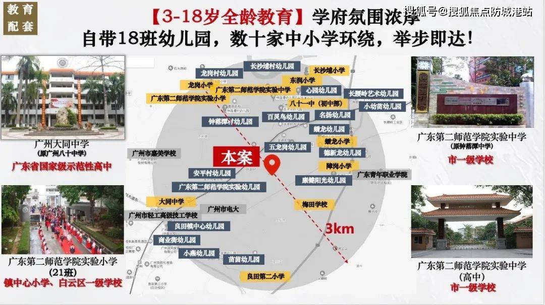 钟落潭小学(区一级),广州八十一中学(市一级),广州大同中学(国家级