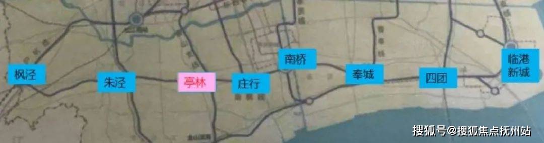 文件,其中,明确提及了一条上海东西向重磅交通干线,即市域铁路南枫线