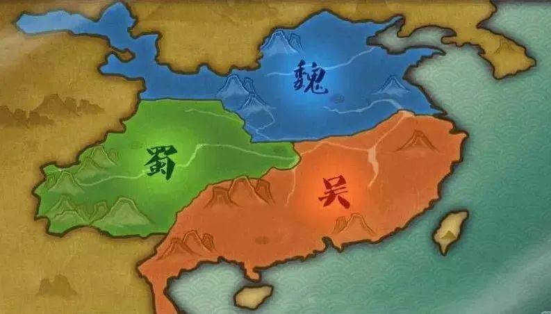 三国三足鼎立图图片