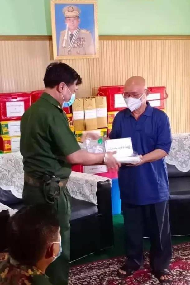 原创重磅佤邦总司令鲍有祥邀请缅甸国防军总司令到佤邦指导工作