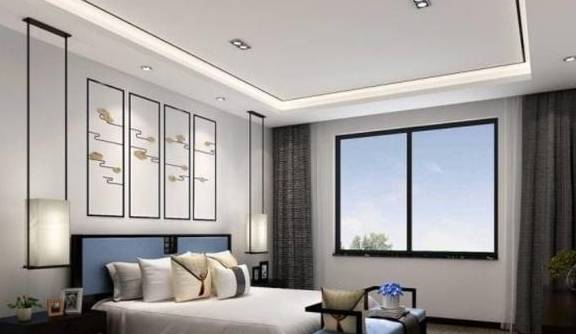 中国结,水墨画,典雅韵味,年轻人看一眼都喜欢_设计_黑色_吊顶