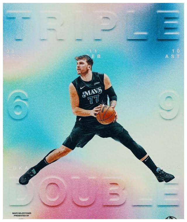 原创太绝了东契奇30投砸出三双赢球战力暴涨欧文或成备胎