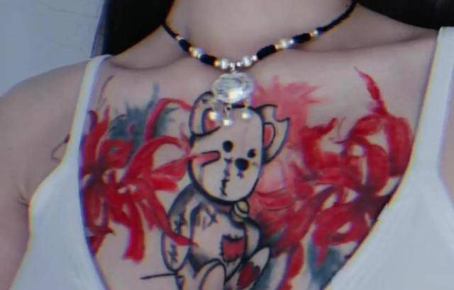 江西女孩全身纹绣的警示,答案是一生_身体_图案_花纹