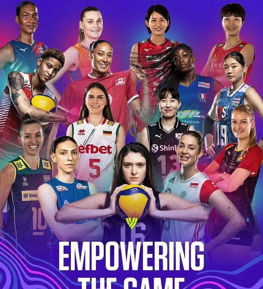 原创国际排联发布的妇女节海报引争议袁心玥成中国排面但位置太偏