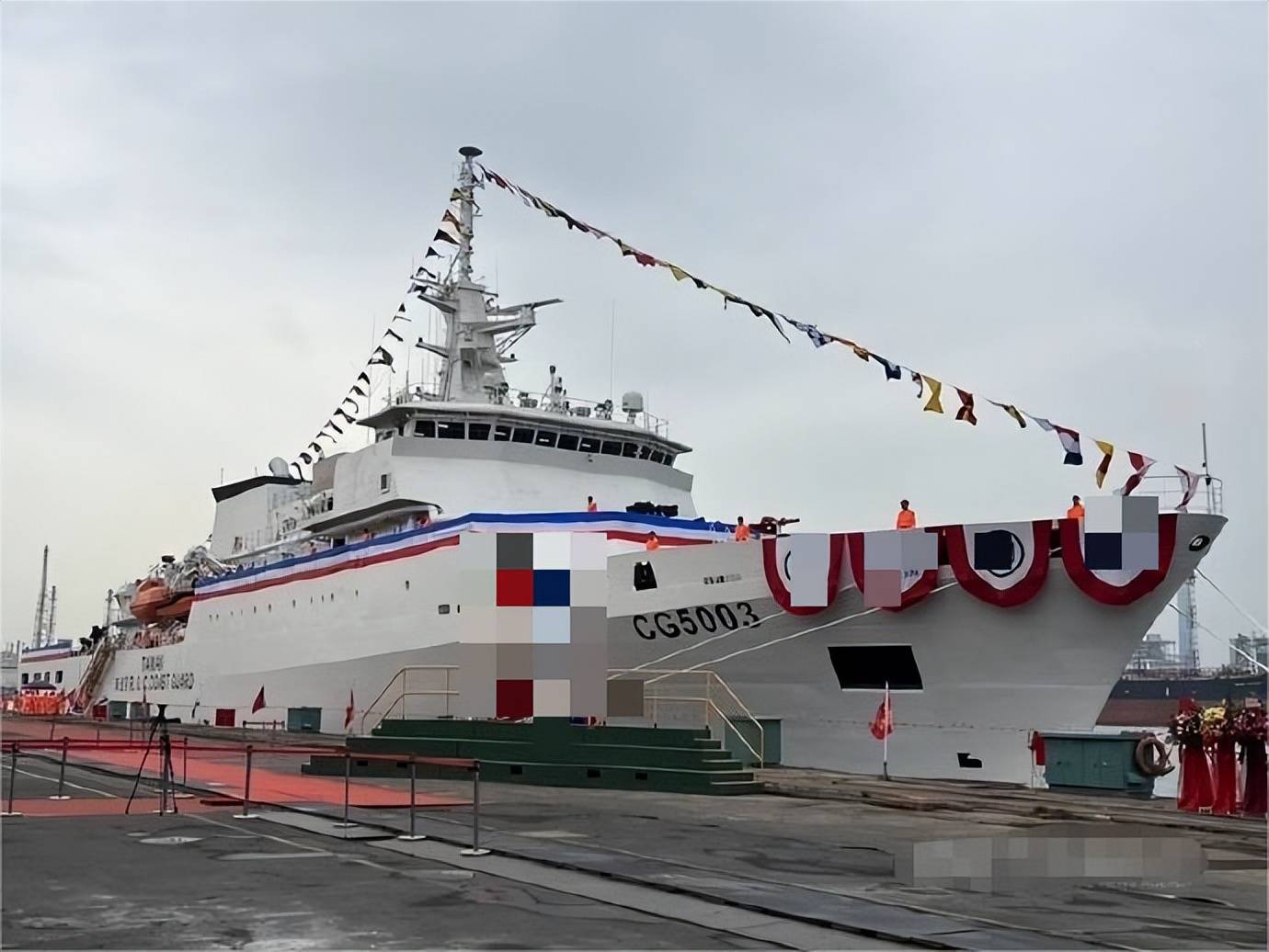 原创台4千吨海巡船交付面对大陆数十艘海警船想硬刚不够格