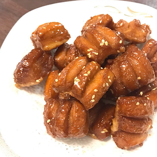 在山东流行了几十年的地道美食"蜜三刀",当地人早餐必须来一个_混合