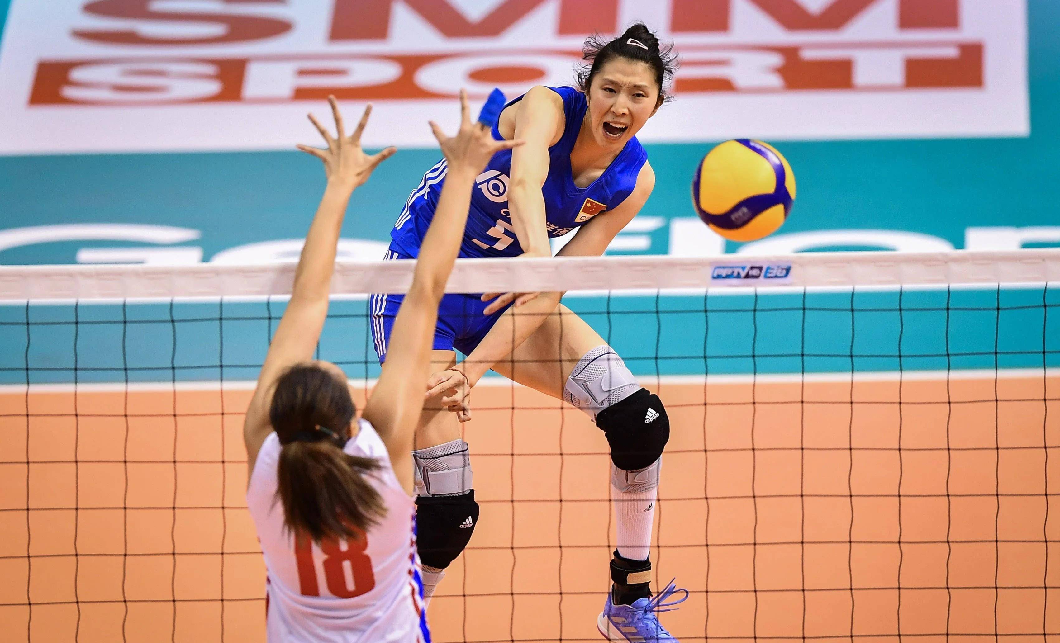 原创弹跳逆天力量提升拦网出色一传稳定甩开王云路奥运会值得期待