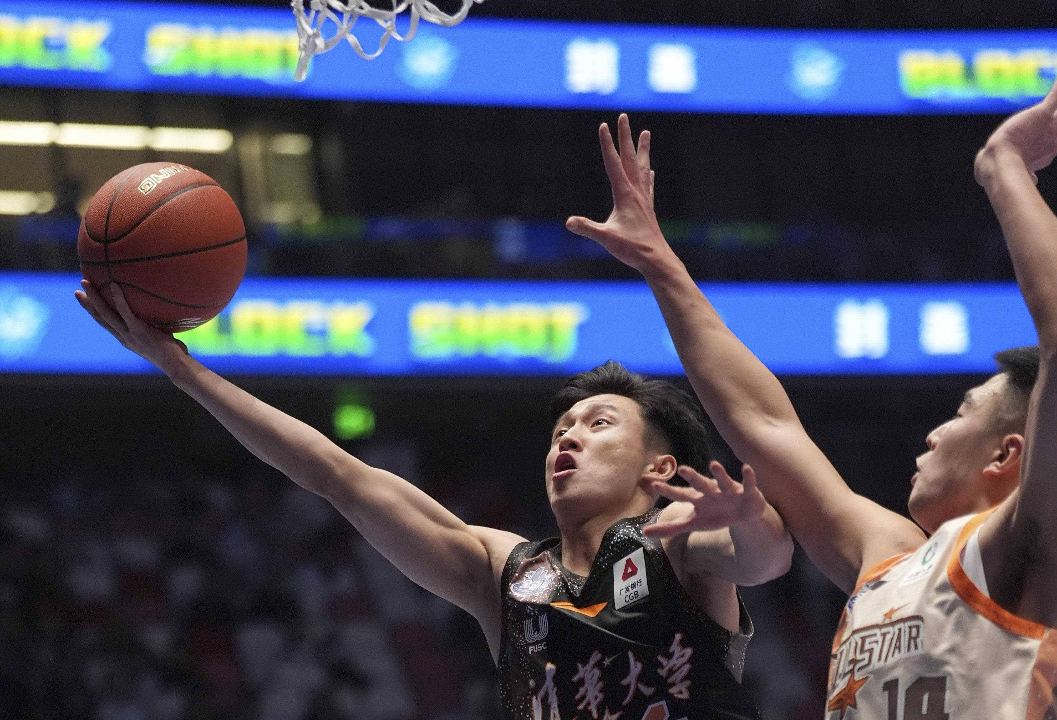 体育篮球cba全明星赛星锐赛清华大学队胜星锐一年级