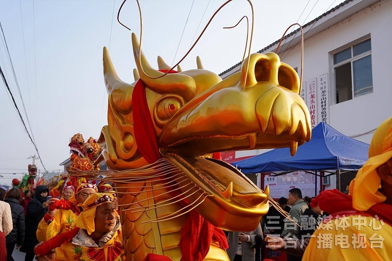 旅游四川三台二月二龙抬头老马镇热闹得很