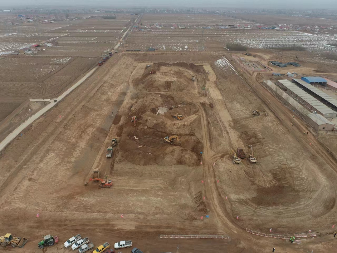 宁夏同心县高标准农田及现代化高效节水灌区建设鏖战正酣