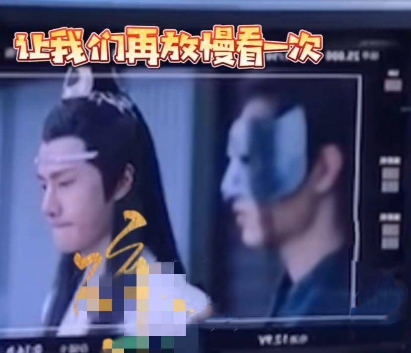 原创王一博肖战咬嘴唇花絮曝光尴尬不敢看对方咬破之后开始演