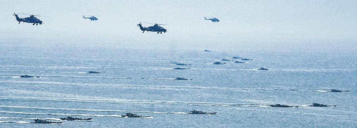 解放军发动车轮战,海空兵力轮番抵近台岛_大陆_武直_台海