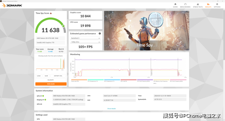 力压4060同价更强amdrx6750gre10gb显卡评测