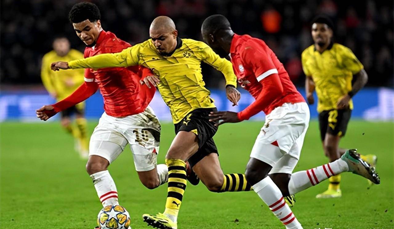 原创欧冠16强淘汰赛多特蒙德vs埃因霍温谁能拿到晋级资格