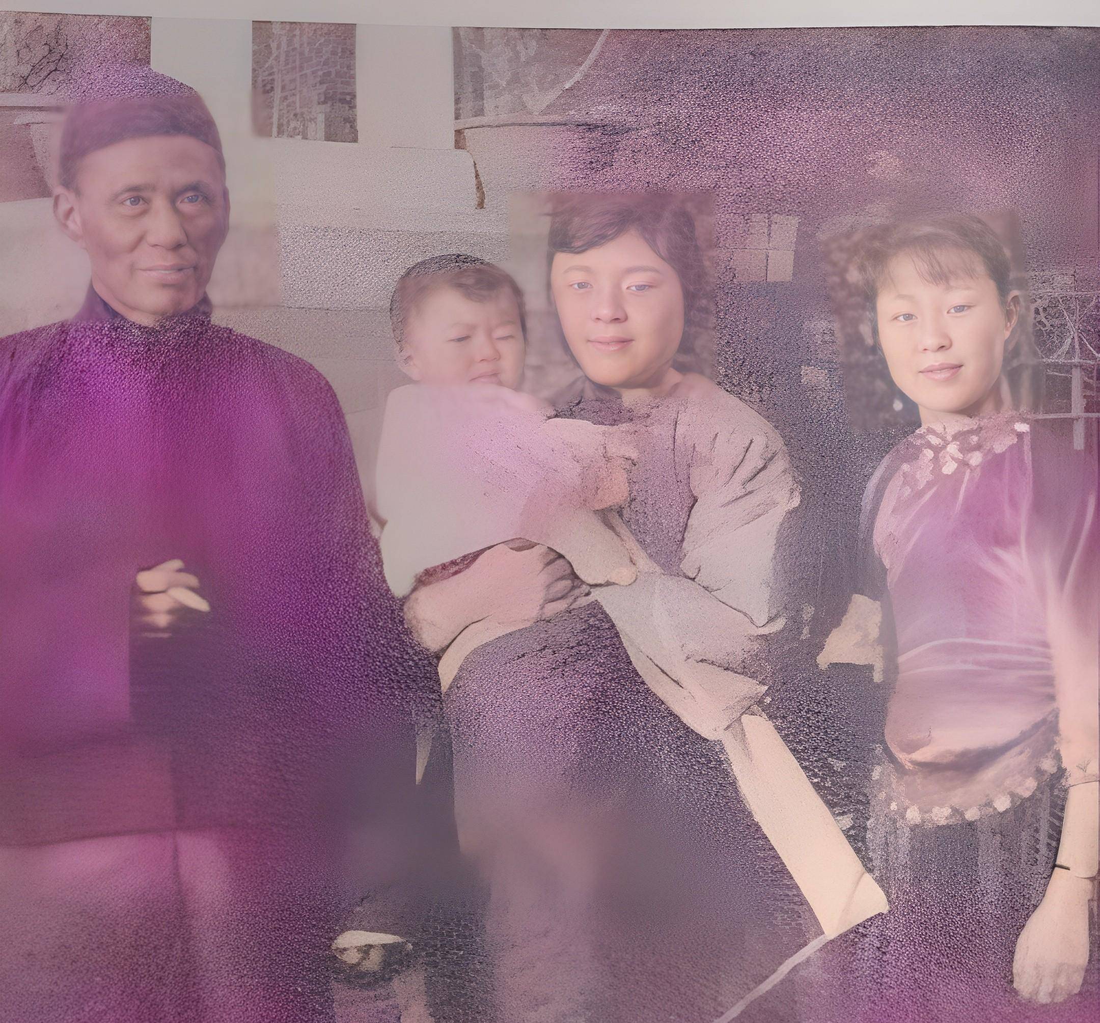 严幼韵的大姐严彩韵长相丑胖事业有成子女成才天生旺夫