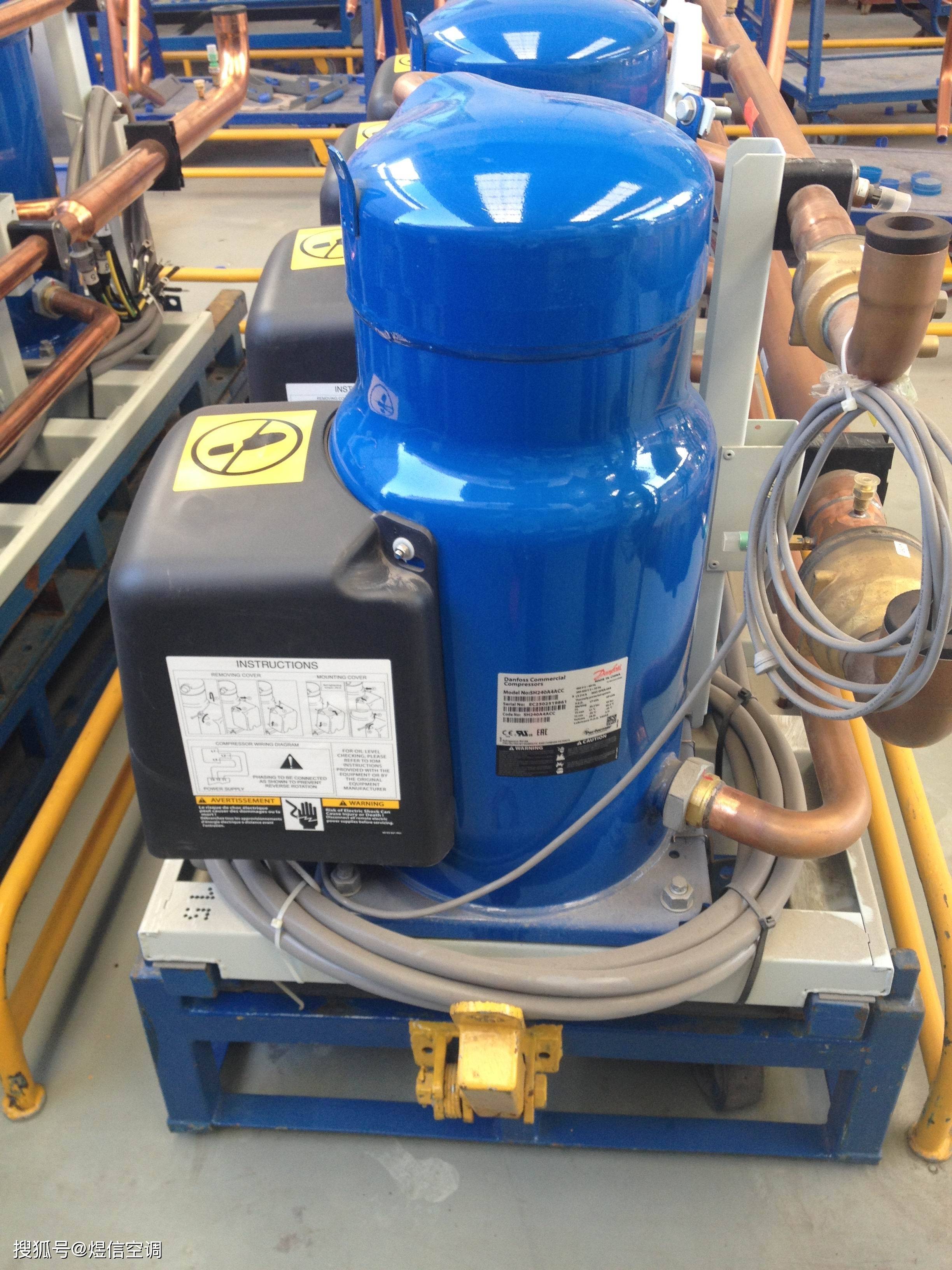 中央空调涡旋式压缩机常见故障及维修更换_制冷剂_部件_机械