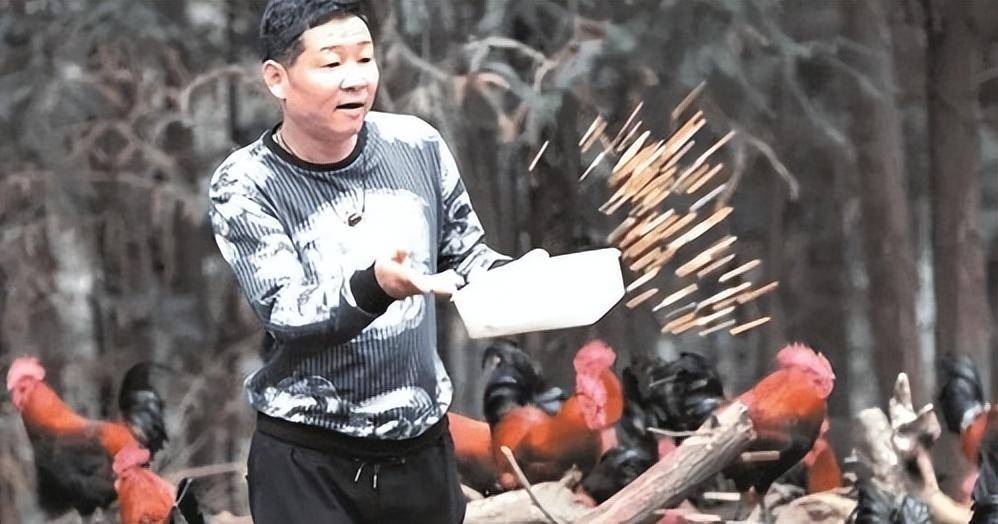三德子"养鸡身价上亿,却在乡下庭院喝茶,娶小15岁模特娇妻_赵亮_成功