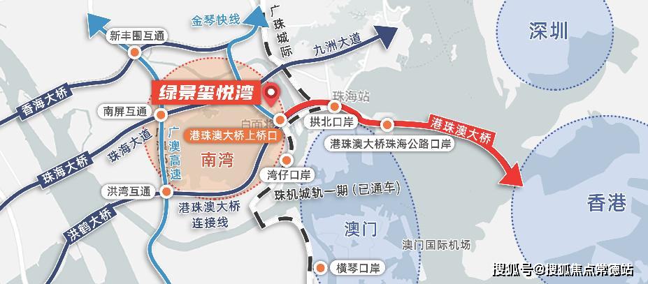 广珠城轨,澳门轻轨)7桥(港珠澳大桥,洪鹤大桥,珠海大桥,金海大桥,深中