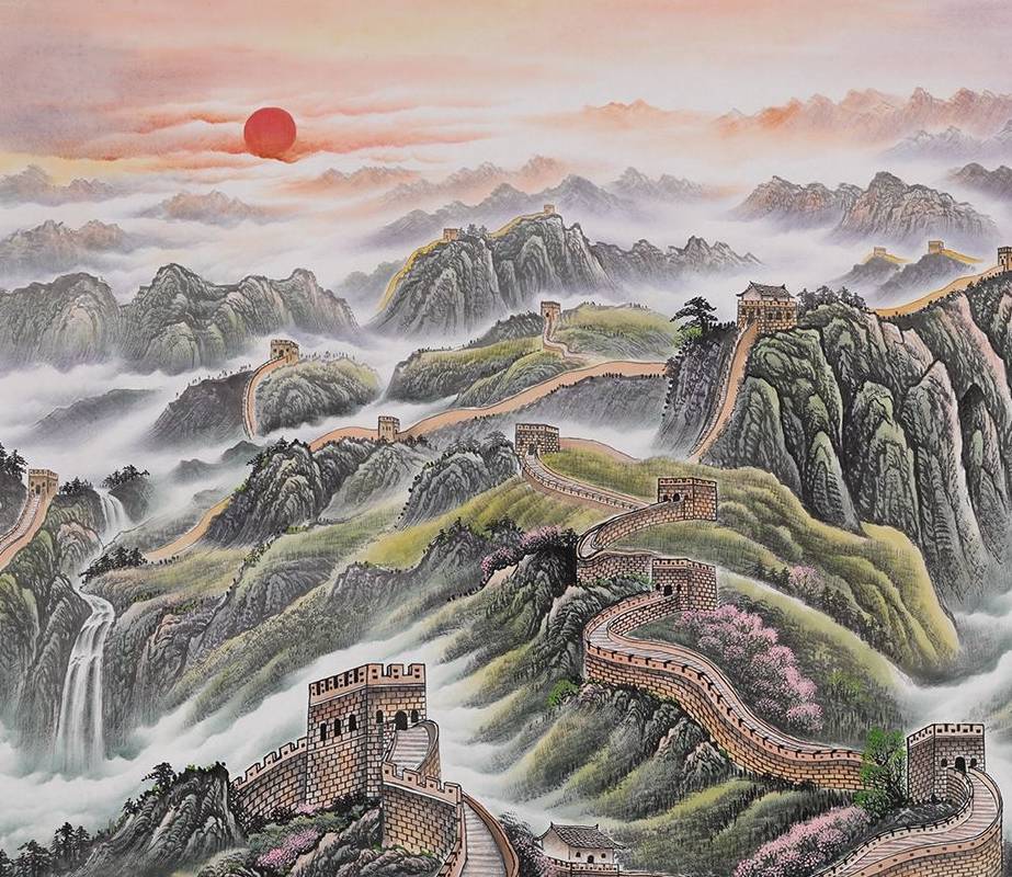 企业办公室挂什么画,对于企业挂画你了解多少_山水画_风水_张利