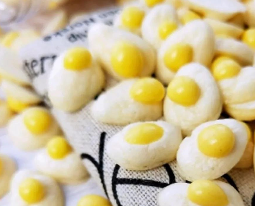 原创荷包蛋溶豆香软土豆条棉花蛋糕入口即化宝宝喜欢追着吃