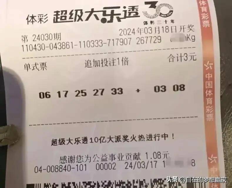 原创8张万元复式领衔大乐透第24030期分享期待派奖首期迎来开门红