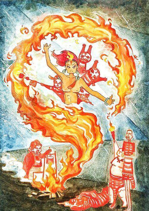 原创我们知道祝融是铸剑大师其实他还是帮人们做了许多事情的火神