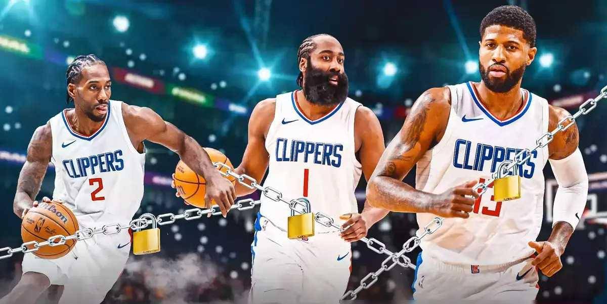 快船双星伤情恶化,小卡伤退后,哈登也受到困扰 为保持状态,争