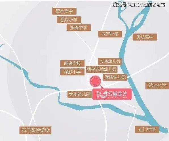 項目約2公里內旗峰小學,旗峰中學,裡水高級中學,石門中學等眾多省一級