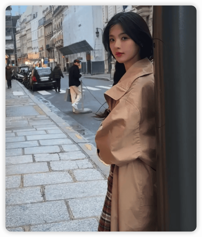 清新少女风杨超越的时尚穿搭