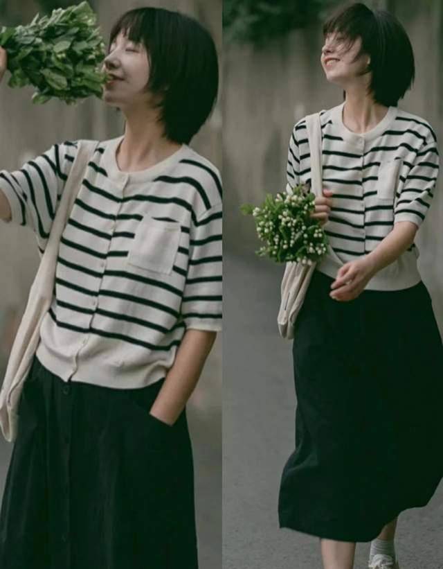 原创小清新日系风永不过时出门这样穿帮你清爽入夏不愧是经典