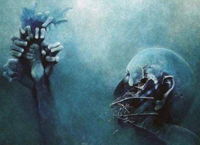 原创他心脏骤停10分钟醒后凭着回忆画出地狱样貌网友越看越瘆人