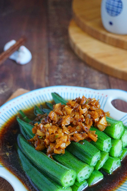 这菜再贵也要常吃,好处多血糖不好的人更要多吃,这样做简单入味_秋葵