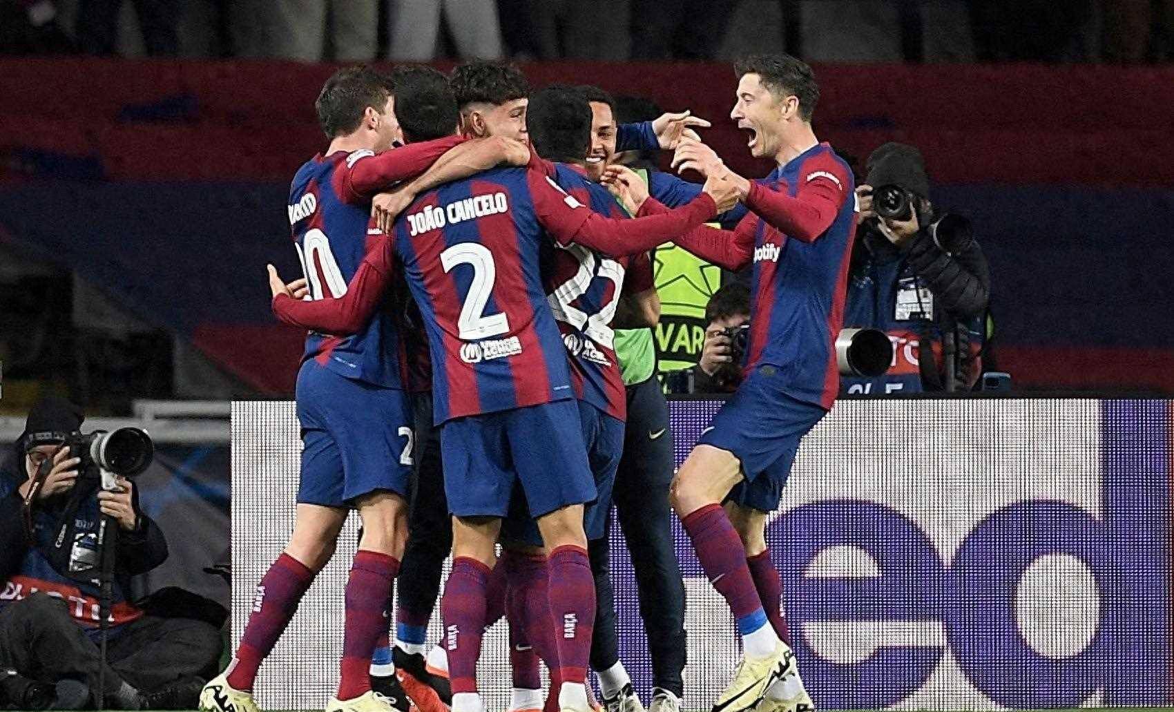 原创巴萨凭莱万进球重返欧冠八强四年等待终有回报