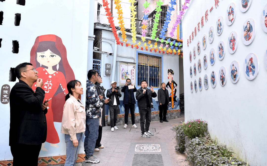 文明花盛开幸福一座城朝天区文明城市建设媒体观察日活动