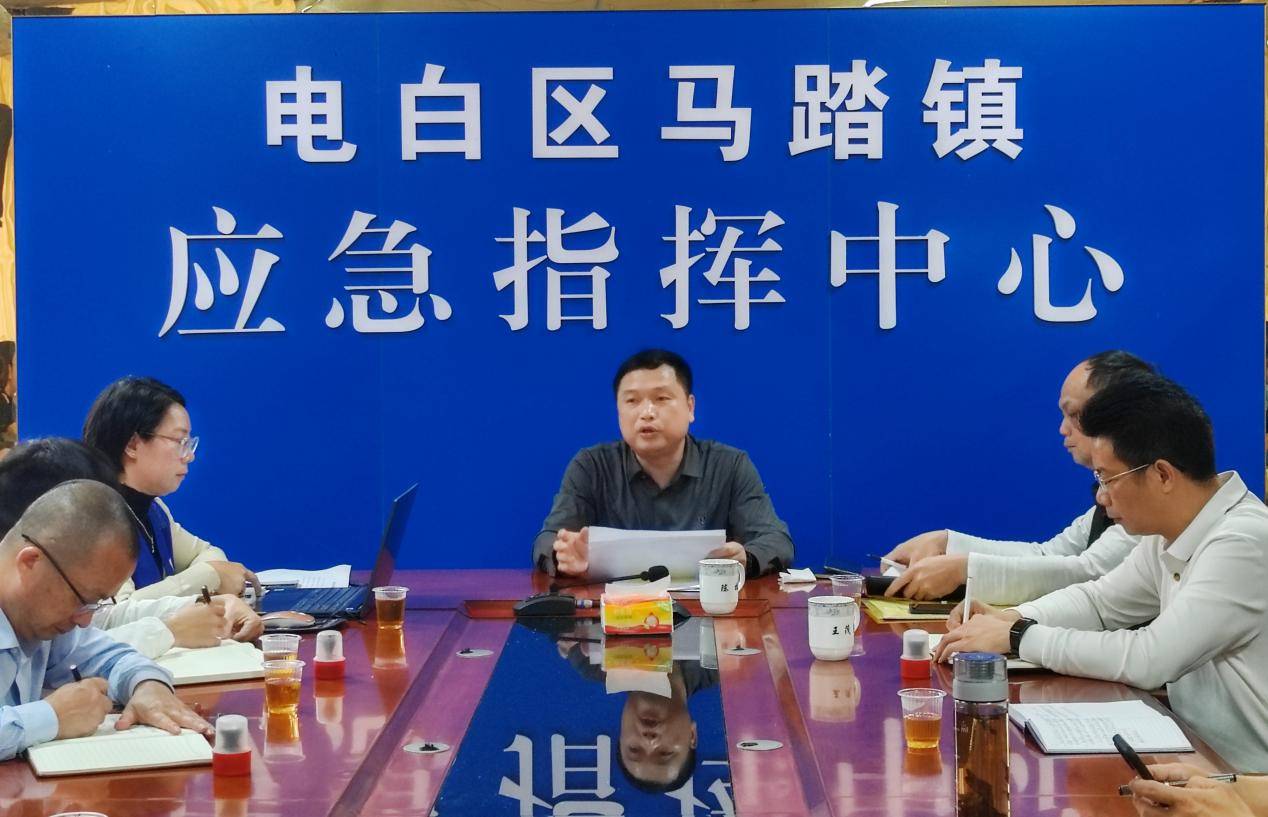 会议分成三大块进行,首先由马踏镇禁毒办主任曹辉宇宣读《电白区马踏