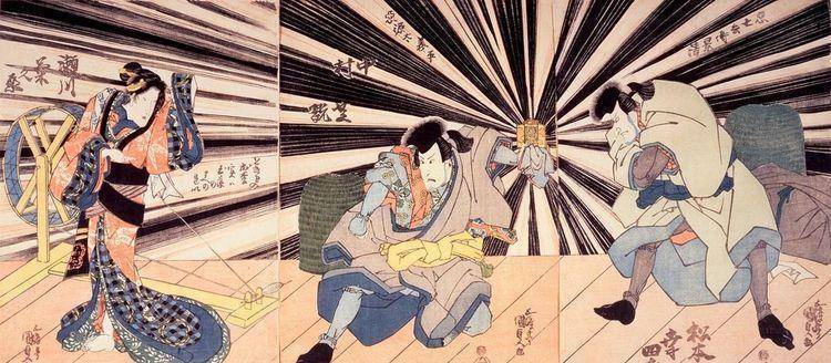 日本东京之旅:从北斋美术馆的浮世绘里,一窥江户时代生活之美_画作