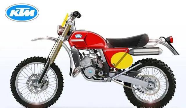 1973 ktm gs125 enduro1974年恰逢ktm建厂40周年,这是ktm冠军拿到手软