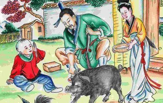 清朝民间故事屠夫赴喜宴见桌上都是凉菜借尿遁逃了一命