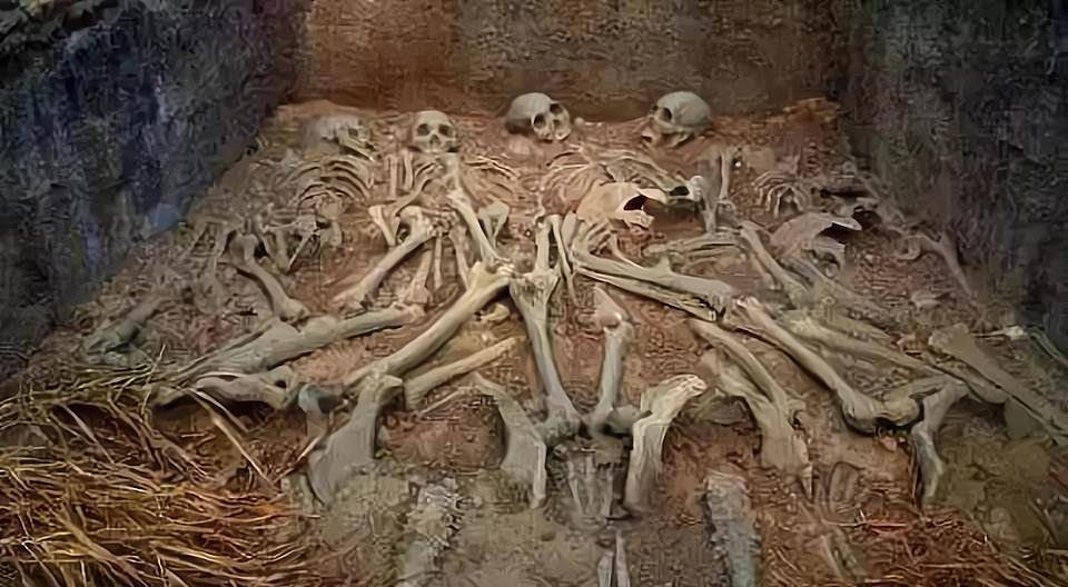 在先秦时代,殉葬基本上都是"生殉",也就是把活人直接赶到墓中,让她们